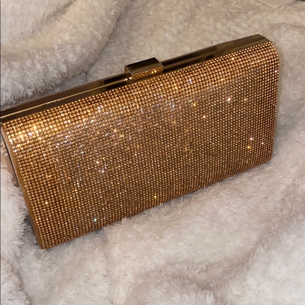 Rhinestone Crossbody Clutch